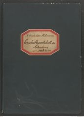 k.k. naturhistorisches Hofmuseum, Protokollbuch Intendanzakten 1886, Seite 1